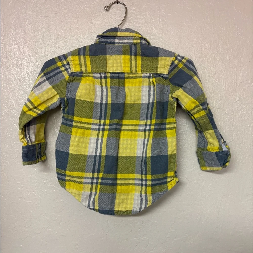 $12‎ ADD ON baby gap flannel plaid button down 2Y Zara Janie and Jack Mini Boden